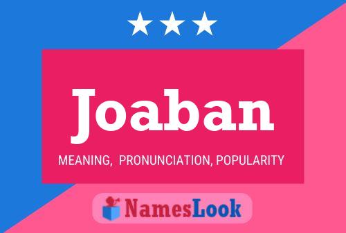 ملصق اسم Joaban