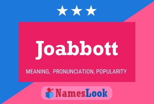 ملصق اسم Joabbott