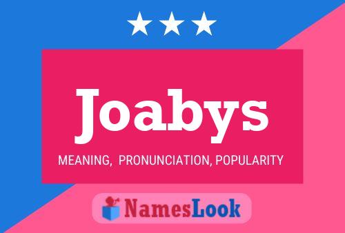 ملصق اسم Joabys