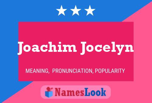 ملصق اسم Joachim Jocelyn