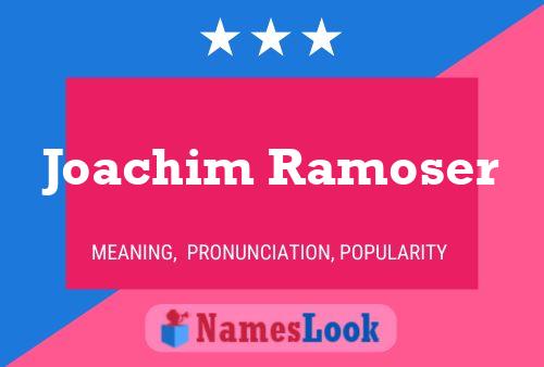 ملصق اسم Joachim Ramoser