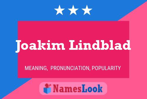 ملصق اسم Joakim Lindblad