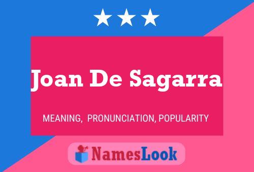 ملصق اسم Joan De Sagarra