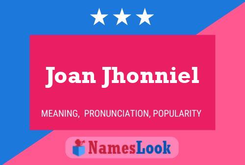 ملصق اسم Joan Jhonniel