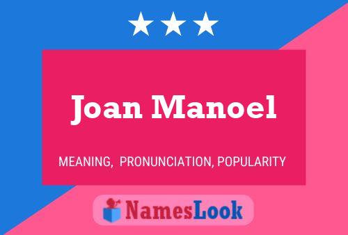 ملصق اسم Joan Manoel