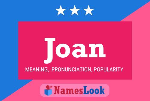 ملصق اسم Joan