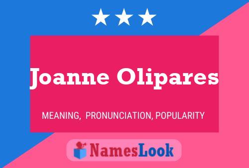 ملصق اسم Joanne Olipares