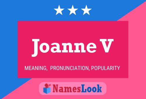 ملصق اسم Joanne V