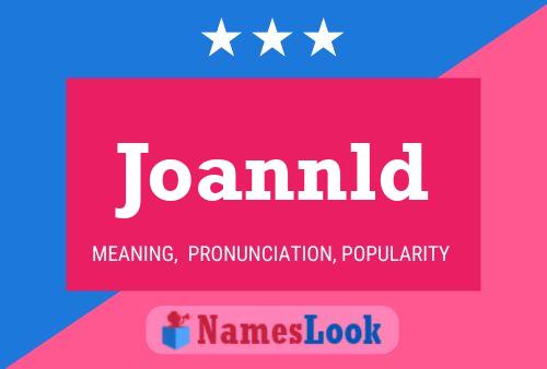 ملصق اسم Joannld