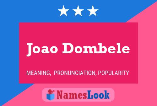 ملصق اسم Joao Dombele