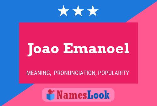 ملصق اسم Joao Emanoel