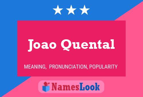 ملصق اسم Joao Quental