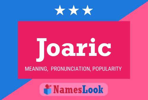 ملصق اسم Joaric