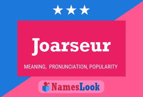 ملصق اسم Joarseur