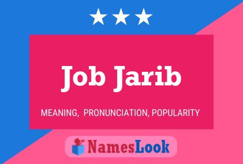 ملصق اسم Job Jarib