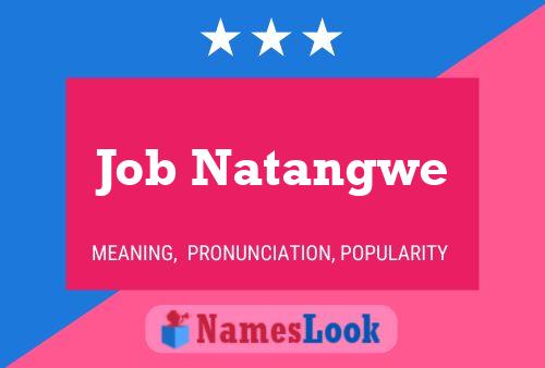 ملصق اسم Job Natangwe