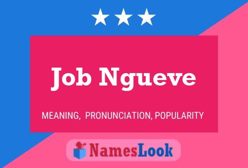 ملصق اسم Job Ngueve