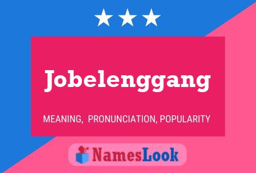 ملصق اسم Jobelenggang