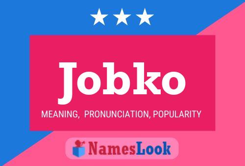 ملصق اسم Jobko