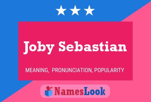 ملصق اسم Joby Sebastian