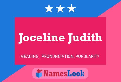 ملصق اسم Joceline Judith