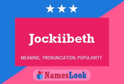 ملصق اسم Jockiibeth