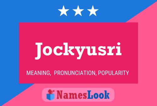 ملصق اسم Jockyusri