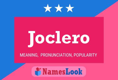 ملصق اسم Joclero