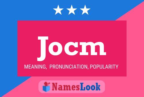 ملصق اسم Jocm