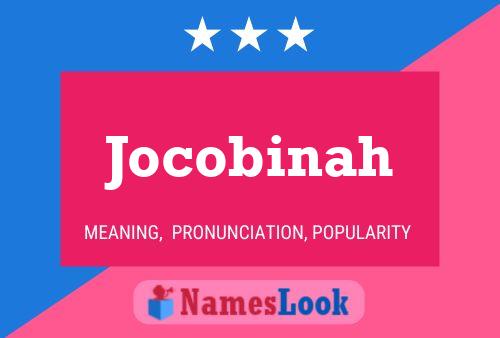 ملصق اسم Jocobinah