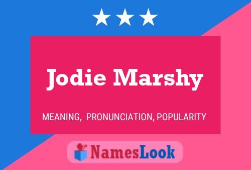 ملصق اسم Jodie Marshy