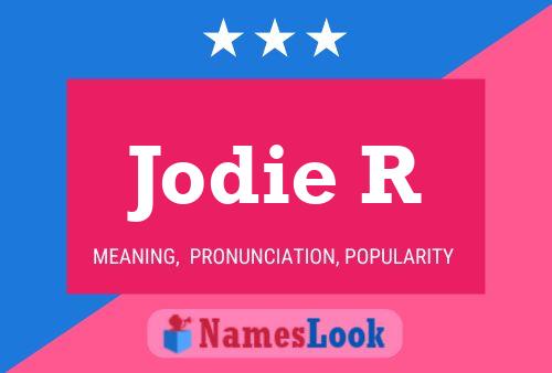 ملصق اسم Jodie R