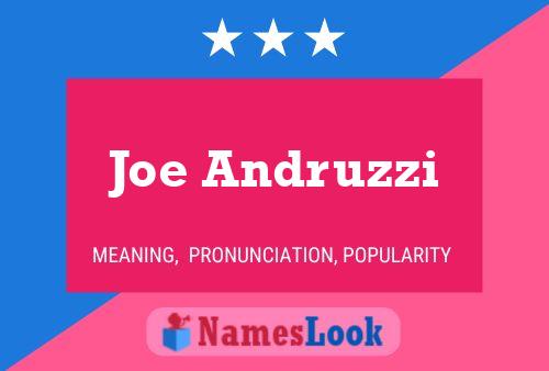 ملصق اسم Joe Andruzzi