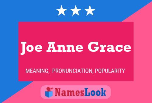 ملصق اسم Joe Anne Grace