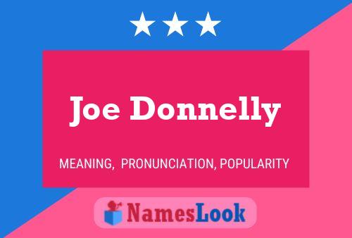 ملصق اسم Joe Donnelly