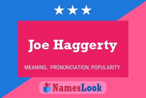 ملصق اسم Joe Haggerty