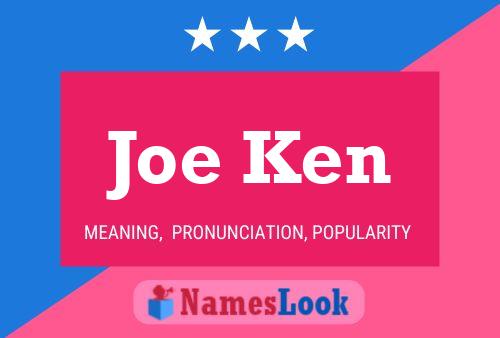 ملصق اسم Joe Ken