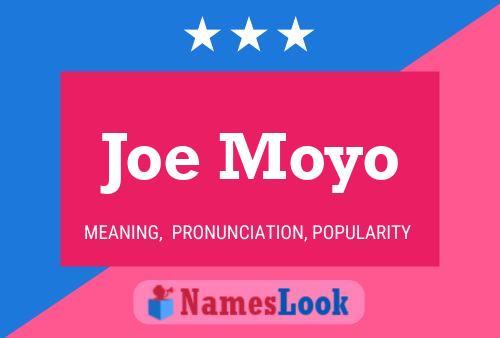 ملصق اسم Joe Moyo