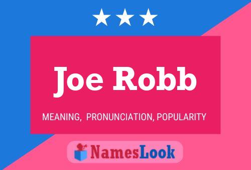 ملصق اسم Joe Robb