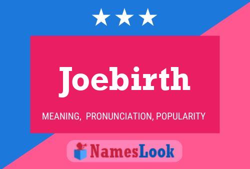 ملصق اسم Joebirth