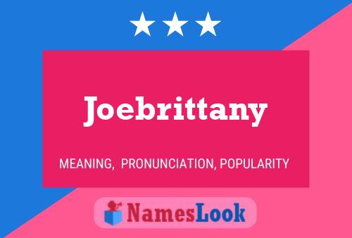 ملصق اسم Joebrittany