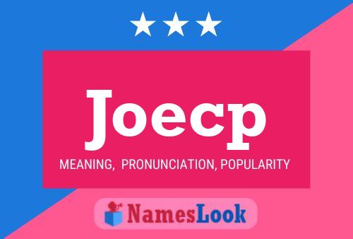 ملصق اسم Joecp