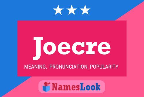 ملصق اسم Joecre