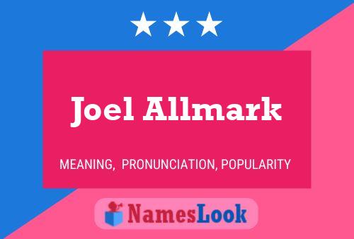 ملصق اسم Joel Allmark