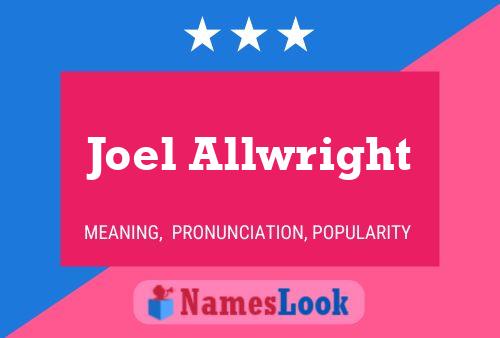 ملصق اسم Joel Allwright