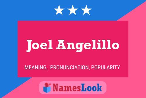 ملصق اسم Joel Angelillo