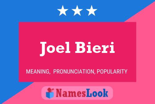 ملصق اسم Joel Bieri