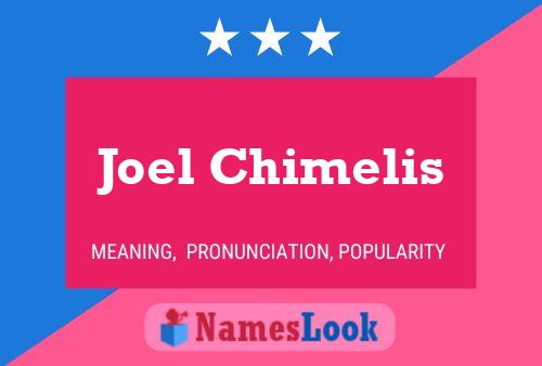 ملصق اسم Joel Chimelis