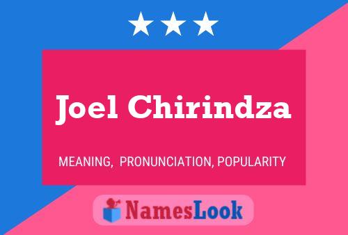 ملصق اسم Joel Chirindza