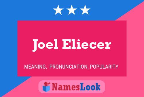 ملصق اسم Joel Eliecer